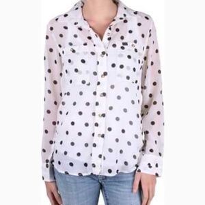 Hurley button down blouse ♡